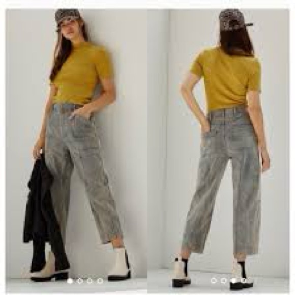 Pilcro Denim - Anthropologie Pilcro acid wash high rise jeans
